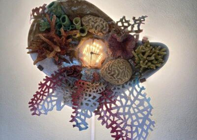 Nástěnné hodiny „Korálový útes“