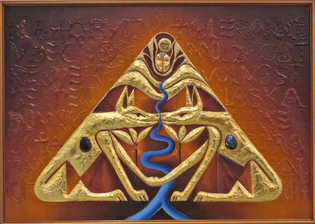 Brána Anubise (100 × 140 cm)