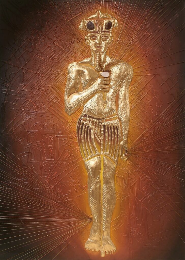 Bůh Amon (155 × 100 cm)