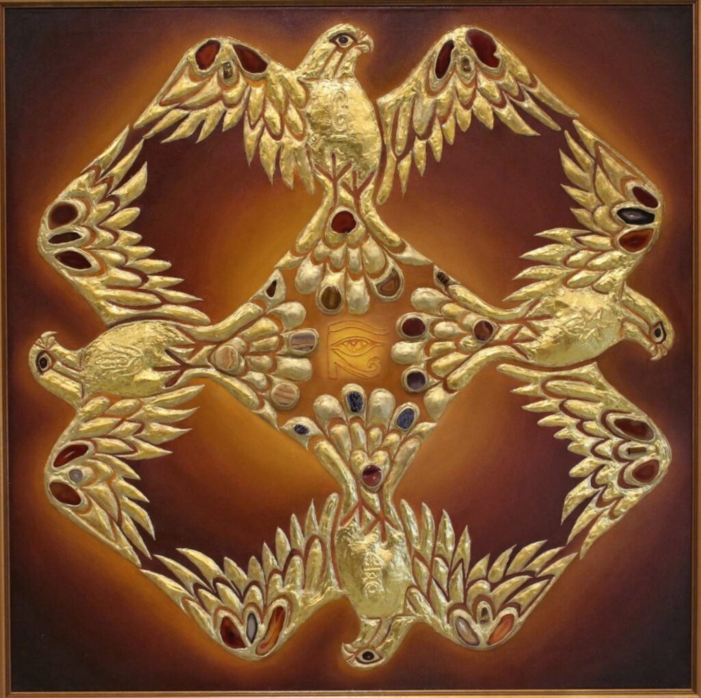 Let Horuse (110 × 110 cm)