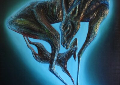 Obrazový cyklus „Antilopy noci – Zrození, láska a smrt“