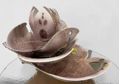 Porcelánový kvartet „Tajemství květů“