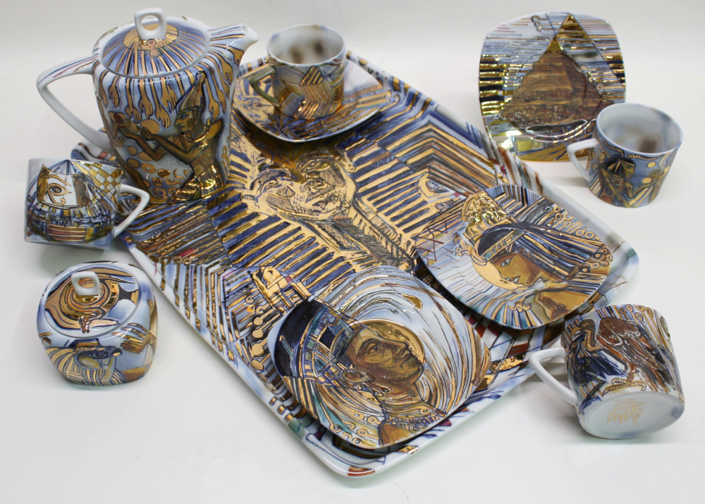 Kávová souprava „Tutanchamon“