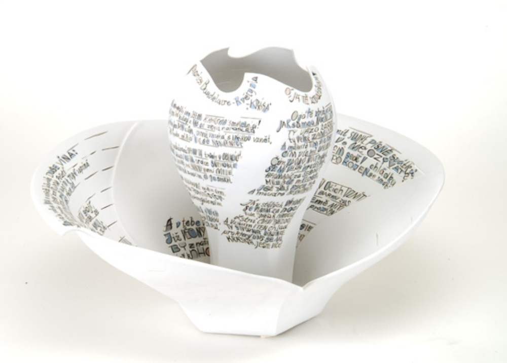 rozcestnik-literarni Gepardi v keři, 42x30cm, litografie, 1998