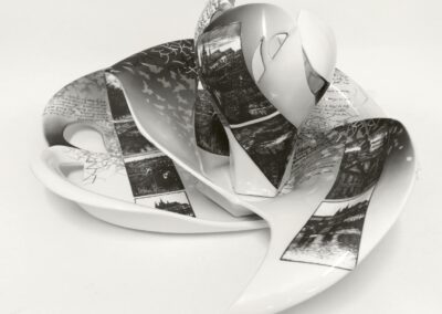 Porcelánový triptych „Alois Jirásek – Střípky slov v čase“