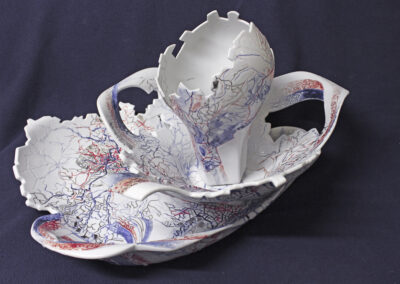 Porcelánový triptych „Jak se vám dýchá“